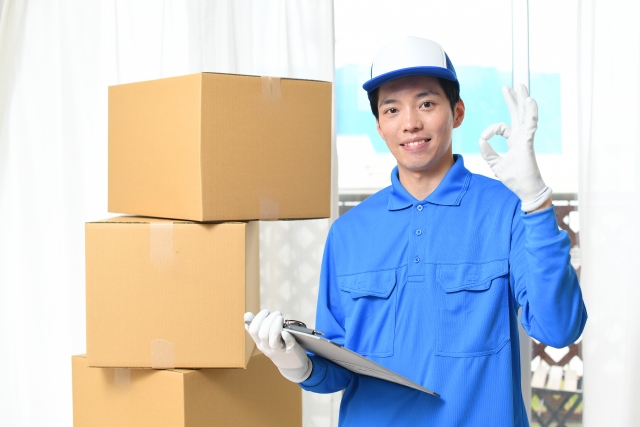 片付け作業員による迅速な対応